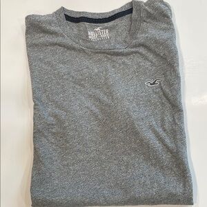 Hollister Heather Gray Crewneck Tee